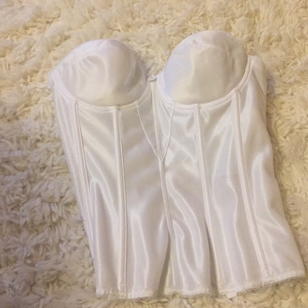 David’s Bridal Strapless Corset Bra 34C